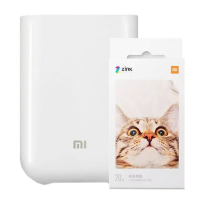 Xiaomi Mi Portable Photo Printer Pack + Papel(20 sheets)